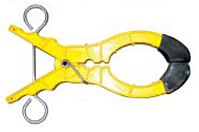 Blanket Pins & Fasteners (Blanket Clamp Pin, Yellow Nylon with pin boots, 5 inches Opening, for Hot Sticks)