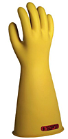 Low Voltage Natural Rubber Gloves - Yellow